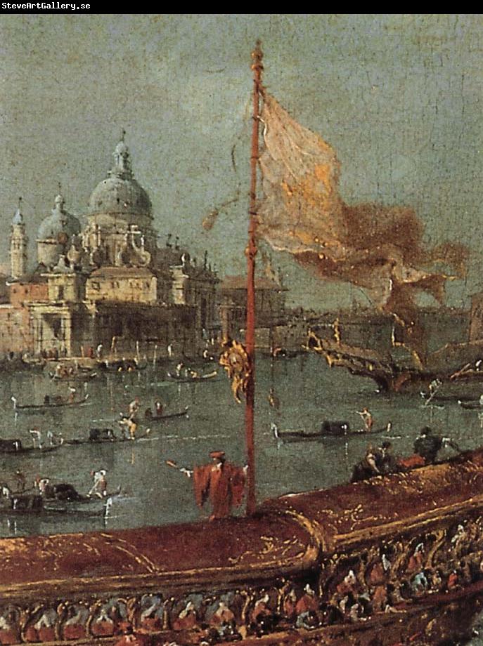 Francesco Guardi Details of The Departure of the Doge on Ascension Day